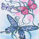 Kit Completo - Pintura em Diamantes - Borboletas - 30x40