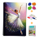 Kit Completo - Pintura em Diamantes - Bailarina
