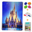 Kit Completo - Pintura em Diamantes - Castelo Mágico