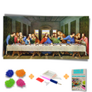 Kit Completo - Pintura em Diamantes - A última Ceia