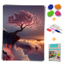 Kit Completo - Pintura em Diamantes - Cerejeira