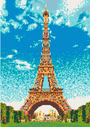 Kit Completo - Pintura em Diamantes - Paris - 42x30cm