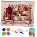 Kit Completo - Pintura em Diamantes - Cozinha