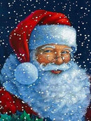 Kit Completo - Pintura em Diamantes - Papai Noel