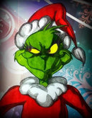 Kit Completo - Pintura em Diamantes - O Grinch