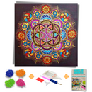 Kit Completo - Pintura em Diamantes - Mandala Felicidade