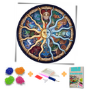 Kit Completo - Pintura em Diamantes - Mandala Zodíaco