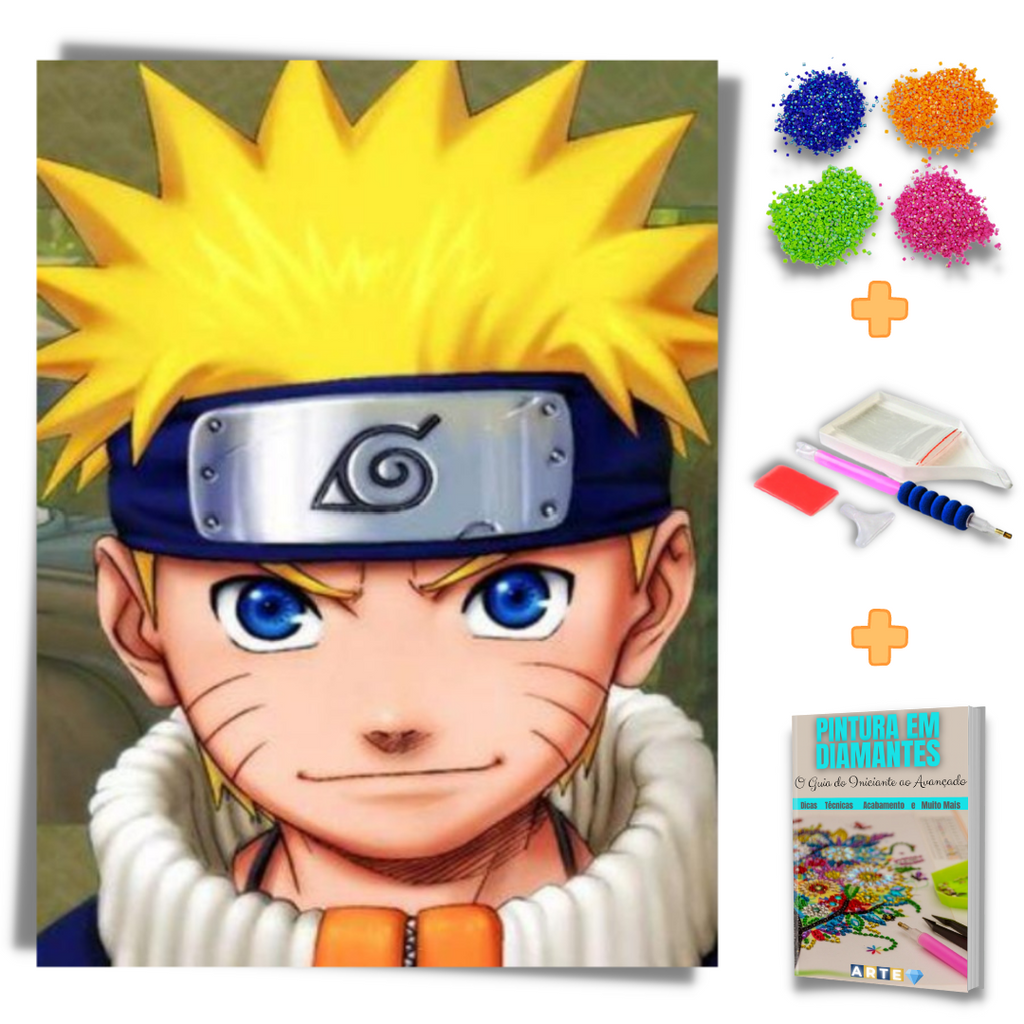 Naruto 1 - 100% Diamantes (Kit Completo)