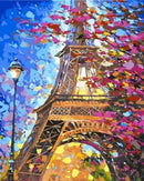 Kit Completo - Pintura Numerada - Torre Eiffel