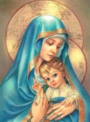 Kit Completo - Pintura Numerada - Virgem Maria