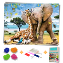 Kit Completo - Pintura em Diamantes - Zoo